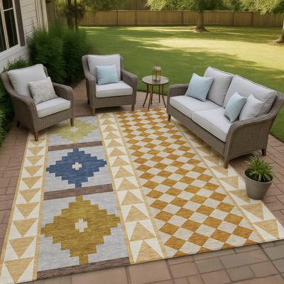 Addison Rugs Machine Washable Indoor/ Outdoor Global Pima Chantille Rug
