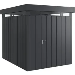 Hörmann Metall-Gerätehaus "Juno" mit Flachdach, JFD6 - Modern, 214 x 262 cm (B x T),anthrazit,