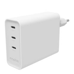 ZAGG GaN 140W USB Ladegerät 140 W 3x USB-C® USB PD Weiß mobil, Innenbereich GaN, USB Power Delivery (USB-PD) 409920006