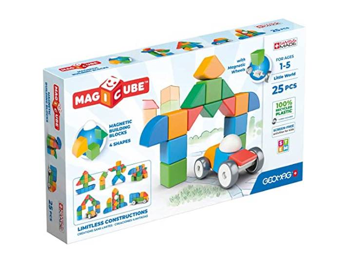 Geomag Geomag Magicube Vormen Kleine Wereld 25 stuks