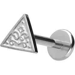Titan Labret mit Push Fit DREIECK