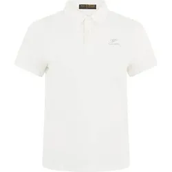 PLEIN SPORT Kurzarm-Poloshirt SCRATCH, Größe XS in Weiß 01