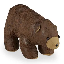 Relaxdays Türstopper Bär Braun