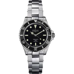 Davosa Diving Ternos Sixties Automatic (Mineralglas)" 161.525.50" - schwarz,silber - 40mm