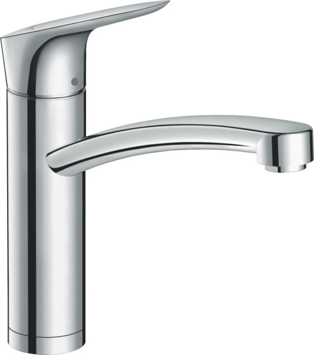 Hansgrohe Logis 160 Küchenarmatur 71833000 chrom, Vorfenstermontage, schwenkbarer Auslauf