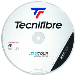 Tennissaite - Tecnifibre - 4S - 200 m - Schwarz
