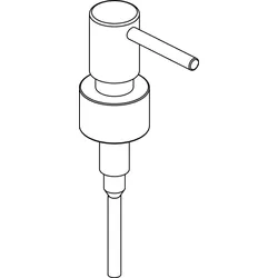 Ideal Standard Pumpe, Chrom H961966AA