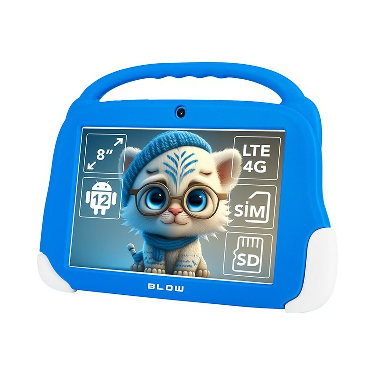 Blow KidsTAB8 4G BLOW tablet met hoesje, 4/64GB, blauw