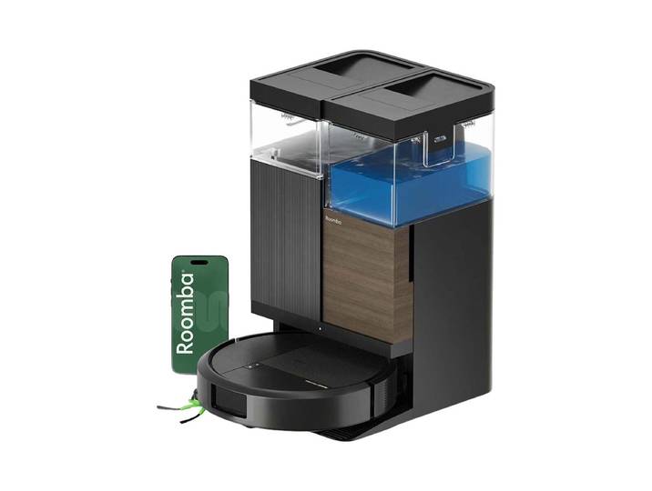 iRobot Roomba Plus 575 Combo+Dock Roboterstaubsauger Schwarz