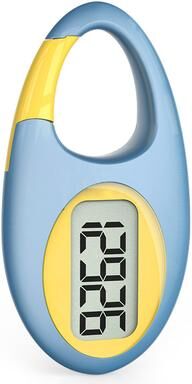 Smart Shopping Spot FITCENT Digital Pedometer 3D Sensor Step Counter With LCD Display & Lanyard For Walking blue