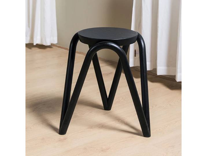 Tabouret rond en bois massif, tabouret de salle à manger créatif, repose-pieds de canapé de salon, meubles nordiques, chaise de loisirs moderne, siège Mobile
