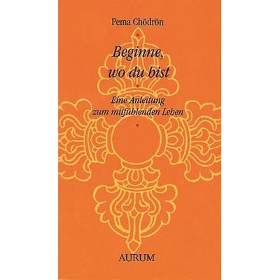 Beginne, wo du bist, Gebundene Ausgabe von Pema Chödrön, Aurum in Kamphausen Media GmbH, 978-3-89901-374-0