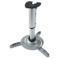 EFB ICA-PM-102XL Universal-Deckenhalterung für Beamer, ausziehbar, 60-102 cm, Silber ICAPM102XL