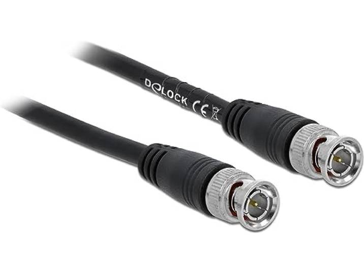Delock Kabel BNC stekker naar BNC stekker 2 m