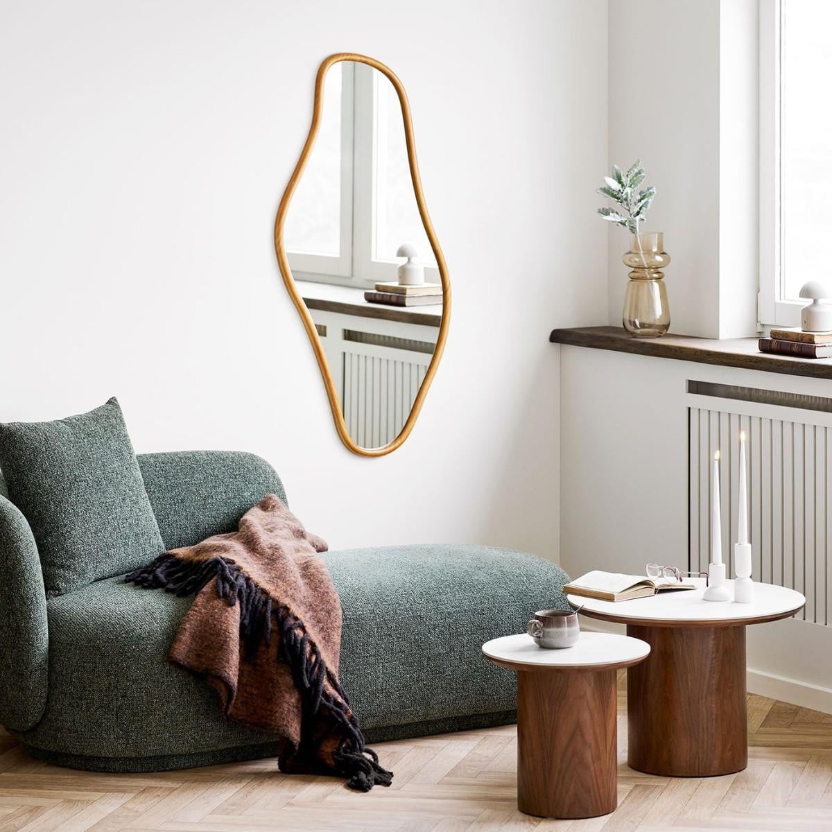House Nordic Salontafel Noli Keramisch Wit/Bruin ø60cm
