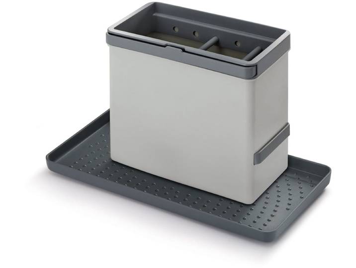Metaltex - Gootsteen Organiser - Vaatdoekhouder - Tidy Tex - Verstelbaar - Verplaatsbaar - Voor zeep\, spons\, schoonmaakdoekjes en borstel