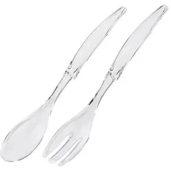 emsa Salatbesteck Vienna 30 cm Kunststoff Transparent