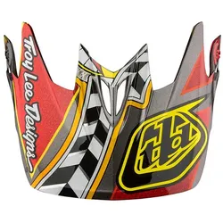 TROY LEE DESIGNS D3 HELMVISIER (CF), LONGSHOT, RED