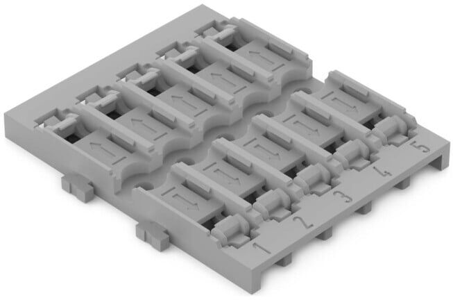 WAGO GmbH& Co. KG Adaptateur de fixation 5 voies 221-2525 (1609083)