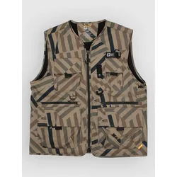 Salty Crew Stream Tech Weste khaki dazzle Gr. M