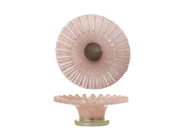 Dekoschale Orviane – Rose Glas - Rose - Luxusbetten24