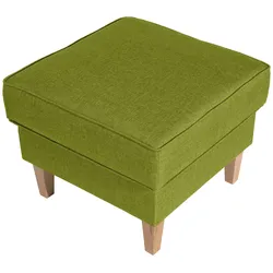 Hocker Lorris Hellgrün Flachgewebe
