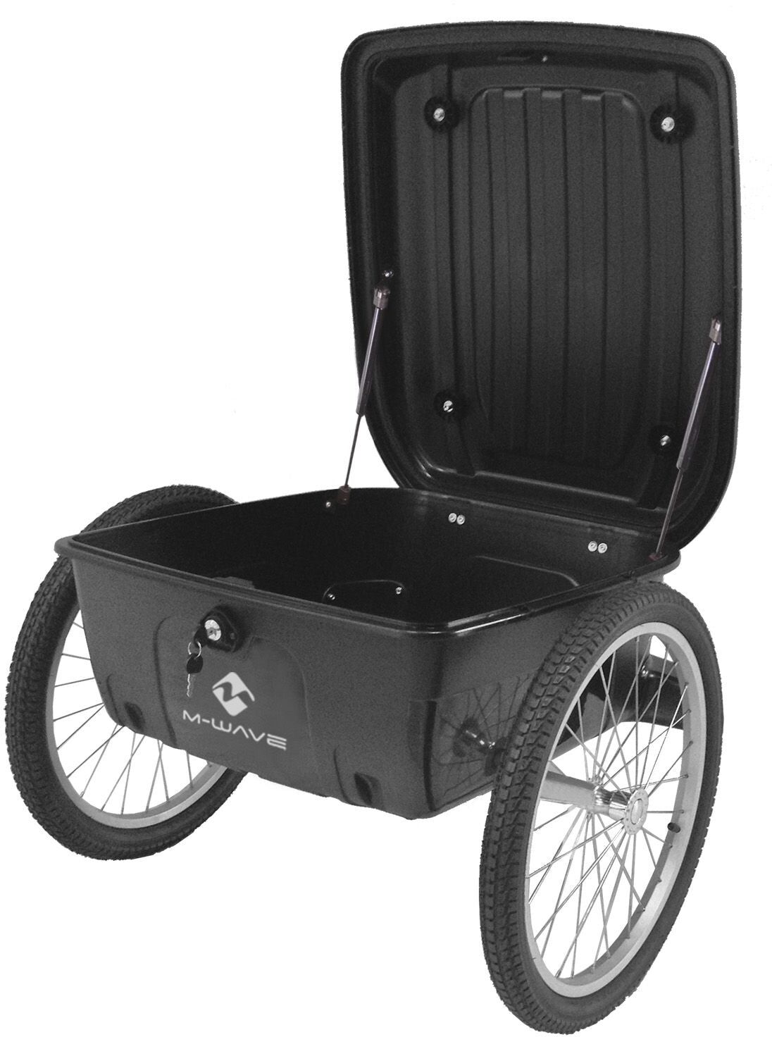 Cykelanhænger Fra M-Wave Med Box, Sort
