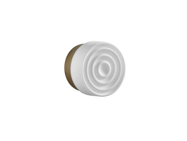 Petite applique led laiton et verre blanc