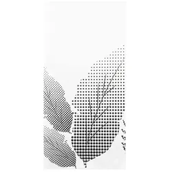 Schachtel mit 360 luftdichten Servietten (48 x 48 cm, gefaltet, 1/8 Zoll, Herbst-Schwarz-Design)