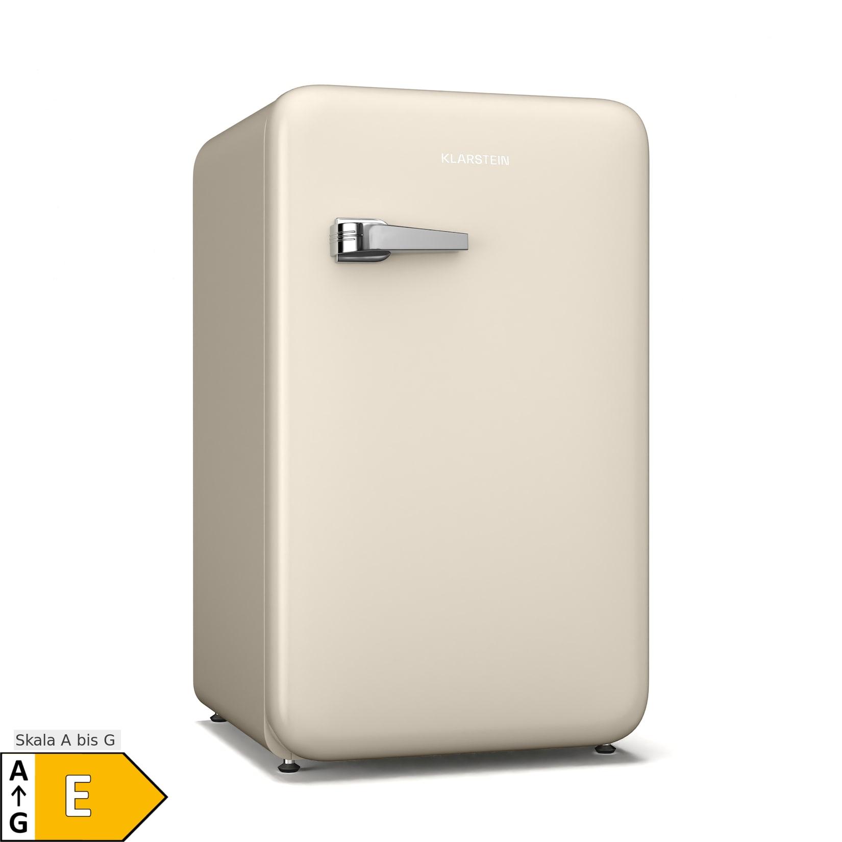 Audrey Evo Kühlschrank 112L Retro-Design leise kompakt 3 Farben Creme 112_Ltr