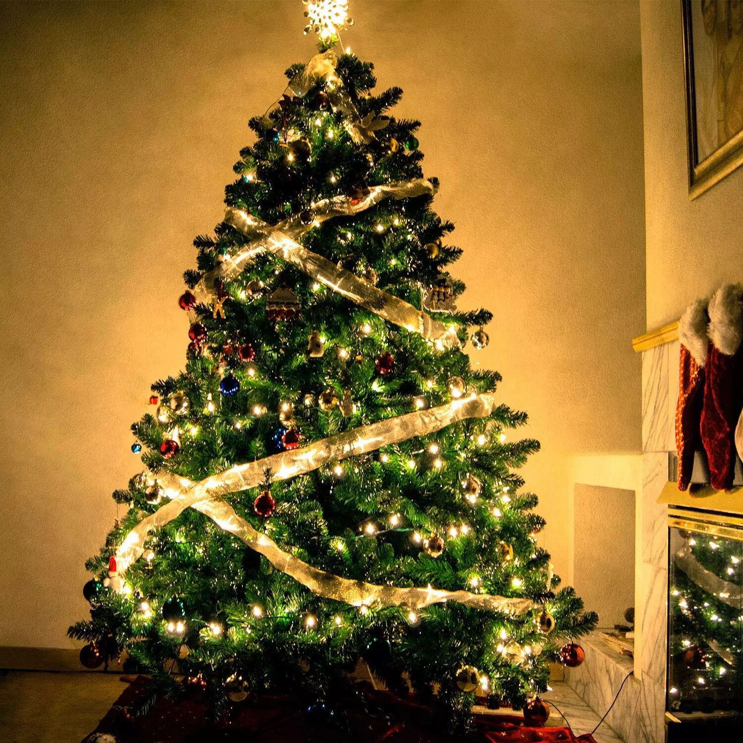 INF 4 m lange, flexible Lichterkette für den Weihnachtsbaum
