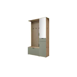 Kompaktgarderobe  Rovereto , grün , Maße (cm): B: 122 H: 195 T: 35.0