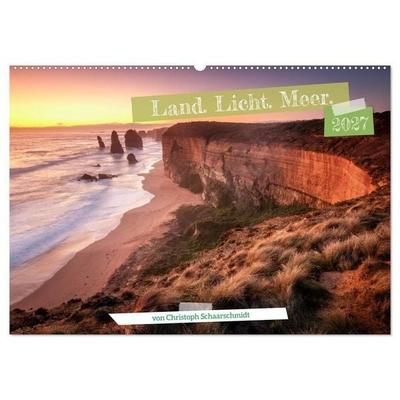 Land. Licht. Meer. (Wandkalender 2027 DIN A2 quer), CALVENDO Monatskalender