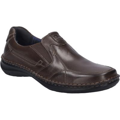 Slipper JOSEF SEIBEL "New Anvers 01, tabak", Herren, Gr. 44, braun (tabak), Obermaterial: 100% Rindsleder Leather cow., Schuhe Slipper