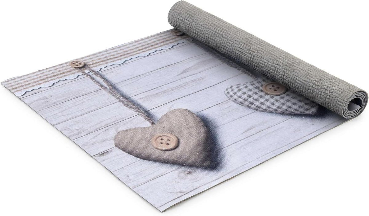 Beige Keuken Runner - Niet-glijdend Vloerkleed van Polypropyleen - 100 cm