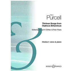 Orpheus britannicus 13 Songs for medium voice and piano, Fachbücher von Henry Purcell
