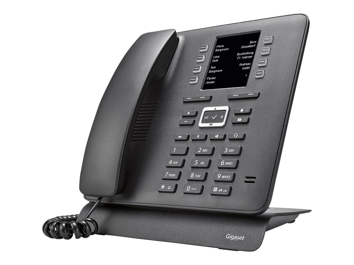 Gigaset T480HX VoiP DECT-Telefon schwarz S30853-H4007-B131