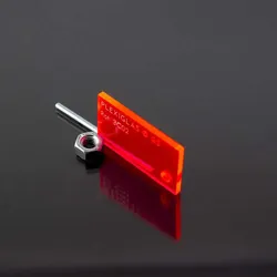 Plexiglas®-Platte, 3 mm, GS, neon - Farbton: neonrot - Anzahl: 10 Platten