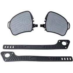 Pfautec Pedal für Heimtrainer 9/16 Zoll schwarz/grau