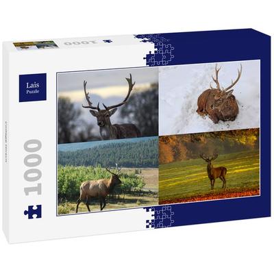 Lais Puzzle Collage Hirsch 1000 Teile
