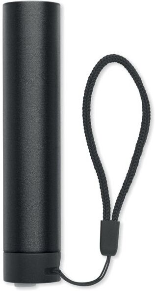 LUME Lampe torche en aluminium noir