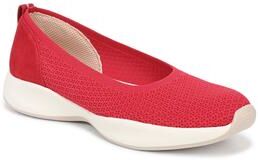 Women's Unity Skimmer Flat by Bzees for LifeStride in Fire Red (Size 9 M)