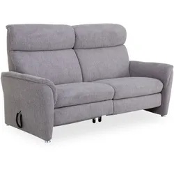 Sofa 2 Sitzer ERGONOMICS MENTO (BHT 186x108x100 cm) - grau - BHT 186x108x100 cm