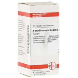 Vanadium Metallicum D 6 Tabletten 80 St