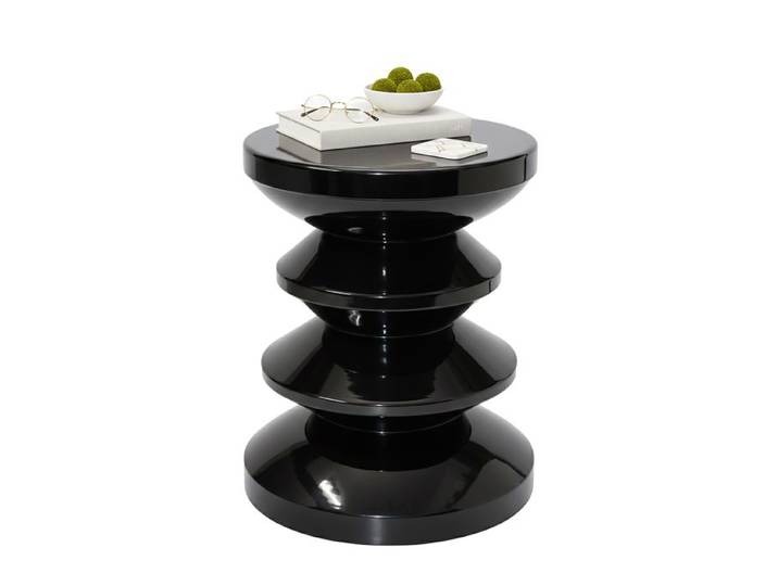 Relaxdays Beistelltisch Zick-Zack-Design