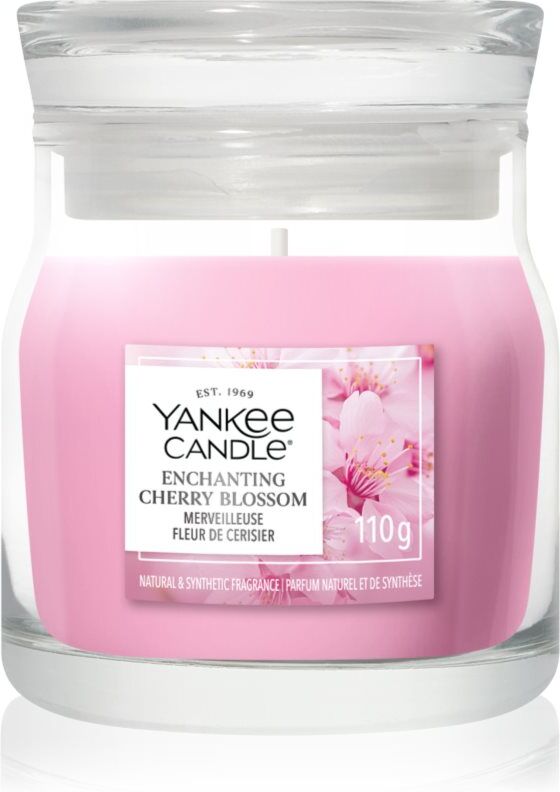 Yankee Candle Enchanting Cherry Blossom scented candle Signature 110 g