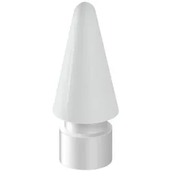 eSTUFF 2 pcs POM for iPad Stylus Pen, Stylus Zubehör, Weiss