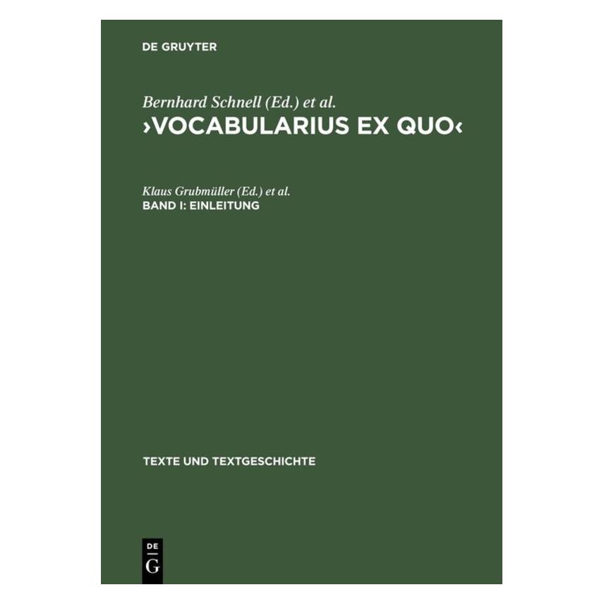 De Gruyter Einleitung (Deutsch, Hardcover) (9229300)