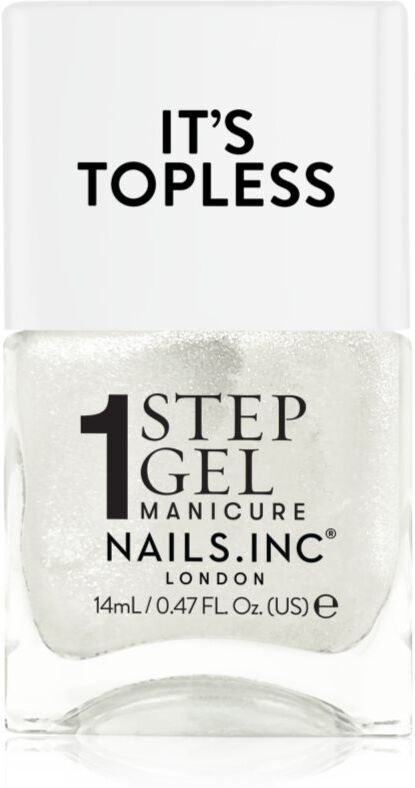 Nails Inc. It’s Topless Gel Nail Polish with long-lasting effect shade Sydney 14 ml