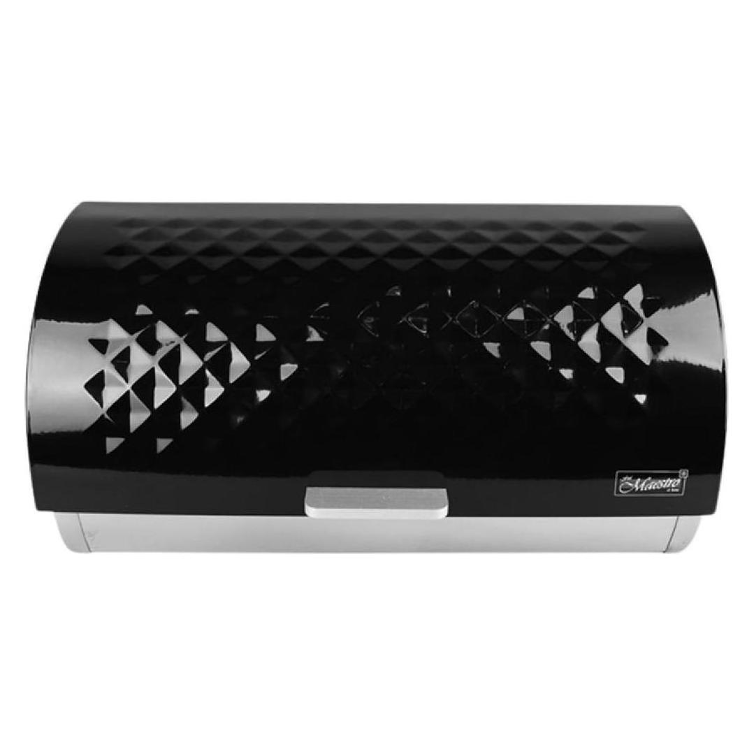 Maestro Brotkasten schwarz MR-1676 (MR-1676-BLACK)